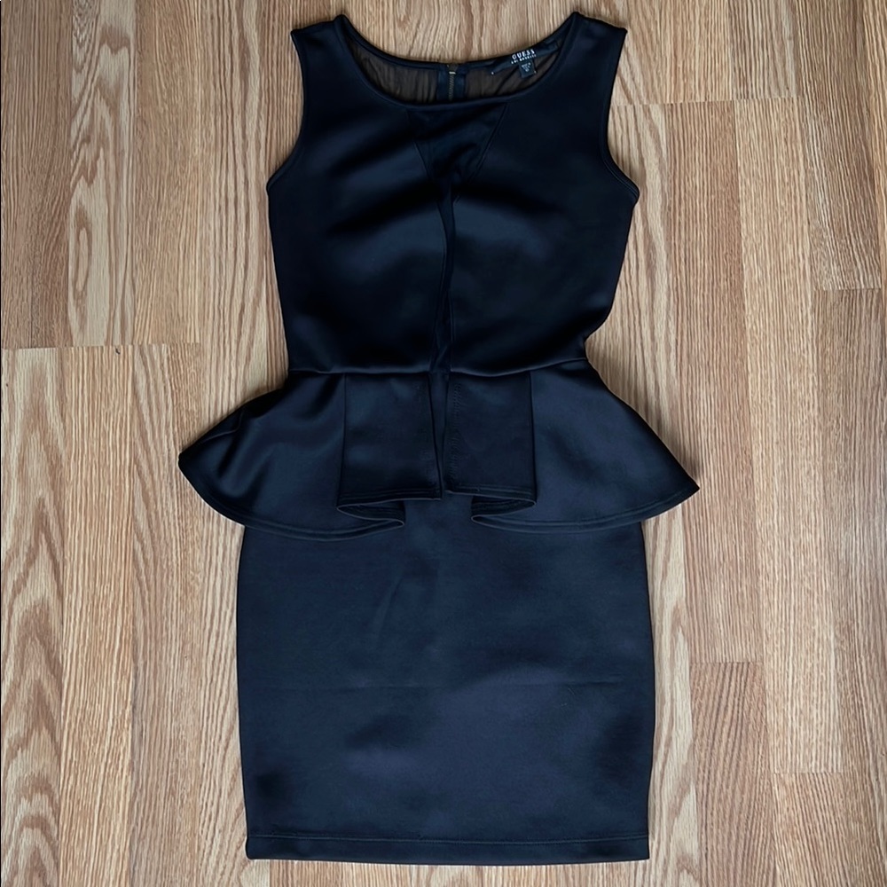 Black Peplum Dress